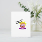 Carte Postale Gâteau d'anniversaire 80e (Debout devant)