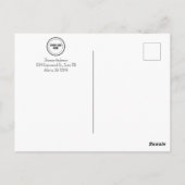 Carte Postale Gâteau d'anniversaire joyeux pour entreprise Ajout (Dos)