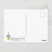 Carte Postale Gâteau d'anniversaire Mah Jongg (Dos)