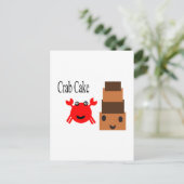 Carte Postale Gâteau de crabe 2.5s (Debout devant)