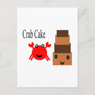 Carte Postale Gâteau de crabe 2.5s