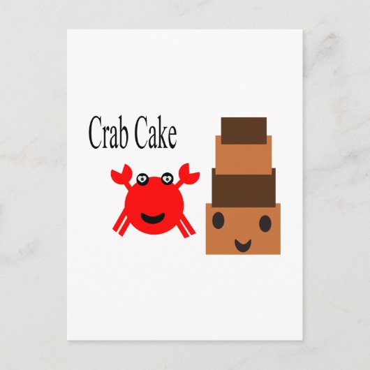 Carte Postale Gâteau de crabe 2.5s (Devant)