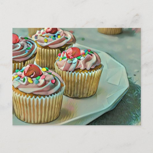 Carte Postale Gâteau de glace (Devant)