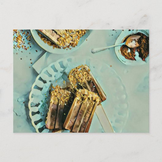 Carte Postale Gâteau de glace (Devant)