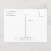 Carte Postale Gâteau de Paddy, Écureuil (Dos)