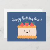 Carte Postale Gâteau éponge (Devant / Derrière)