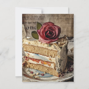 Carte Postale Gâteau mariage