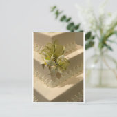 Carte Postale Gâteau Mariage blanc (Debout devant)