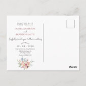 Carte Postale Gâteau mariage floral (Dos)