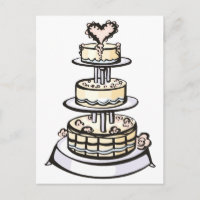 Gâteau Mariage hiérarchisé