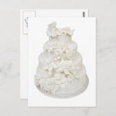 Carte Postale Gâteau Mariage Type étape (Devant / Derrière)