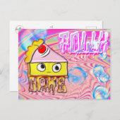 Carte Postale Gâteau Polly - Tortina - (Devant / Derrière)