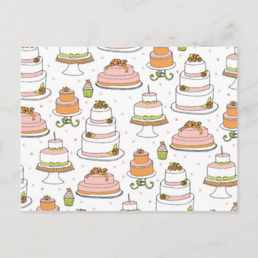 Carte Postale Gâteaux (Devant)