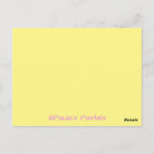 Carte Postale Gâteaux Colorés Merci 3 (Dos)
