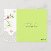 Carte Postale Gâteaux Cupcakes Fantaisistes Arbre Papillons Joye (Dos)