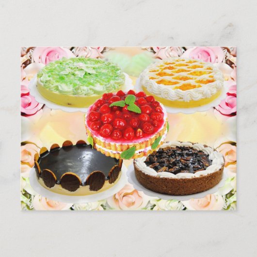 Carte Postale Gâteaux d'eau vive (Devant)