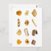Carte Postale Gâteaux et pâtisseries cuits (Devant / Derrière)