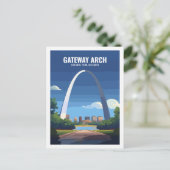 Carte Postale Gateway Arch National Park Missouri USA (Debout devant)