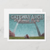 CARTE POSTALE GATEWAY ARCH - ST LOUIS MISSOURI (Devant / Derrière)