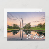 Carte Postale Gateway Arch, St. Louis, Missouri, USA (Devant / Derrière)