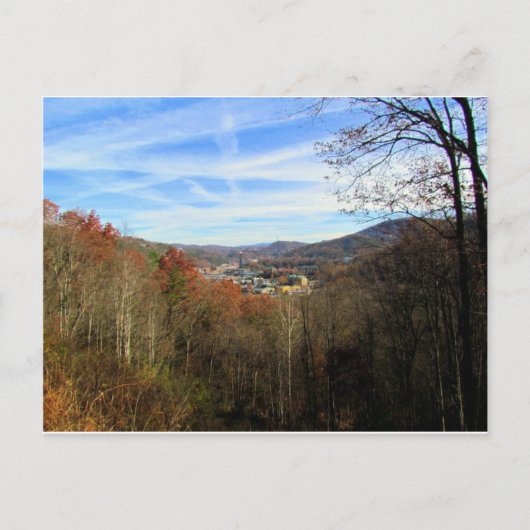 Carte Postale GatlinBurg à la distance (Devant)