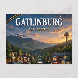 Carte Postale Gatlinburg Grandes Montagnes Smoky