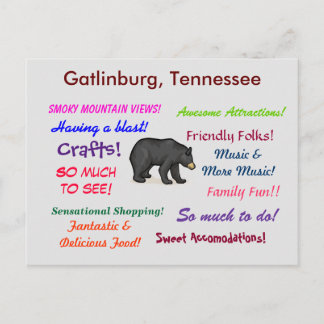 Carte Postale Gatlinburg Tennessee