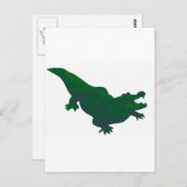 CARTE POSTALE GATOR EN VERT (Devant / Derrière)