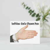 Carte Postale Gauchistes : Dieu choisi peu (Debout devant)