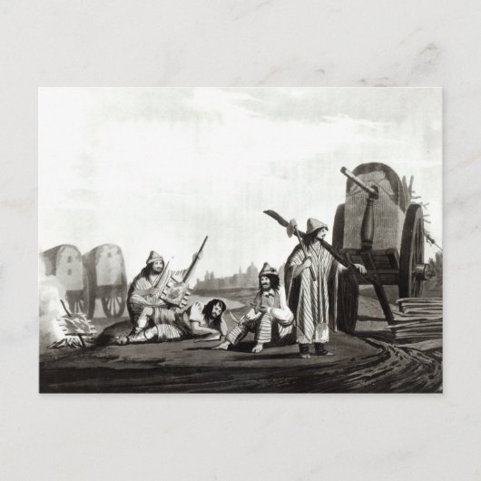 Carte Postale Gauchos de Tucuman, 1820 (Devant)