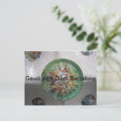 Carte Postale Gaudi Parc Guell Barcelone (Debout devant)