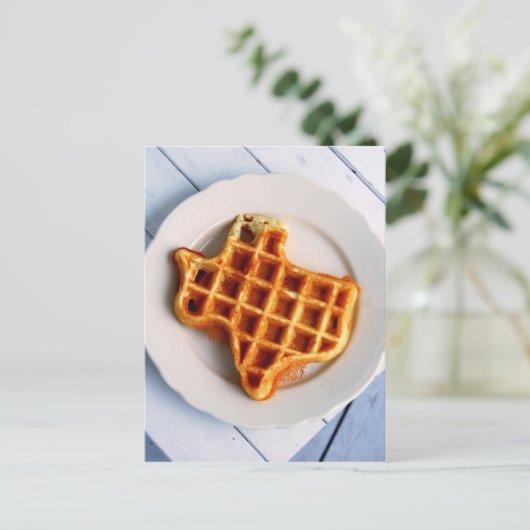Carte Postale gaufre texane (Debout devant)