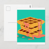 Carte Postale gaufres > crêpes (Devant / Derrière)