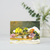 Carte Postale Gauguin - Fleurs et livres (Debout devant)