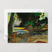 Carte Postale Gauguin - Hibiscus (Devant / Derrière)