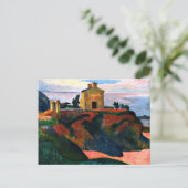 Carte Postale Gauguin - La Maison à Pan-Du (Debout devant)