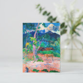 Carte Postale Gauguin, Paysage à cheval (Debout devant)