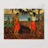 Carte Postale Gauguin - Sous le Pandanus Tree (Devant)