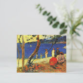 Carte Postale Gauguin - Un bord de mer (Debout devant)