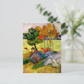 Carte Postale Gauguin - Un garçon breton dans un paysage (Debout devant)