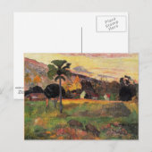 Carte Postale Gauguin - Venez ici, peinture impressionniste (Devant / Derrière)