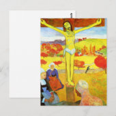 Carte postale Gauguin Yellow Christ (Devant / Derrière)