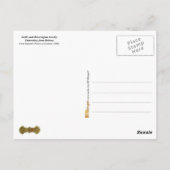 Carte Postale Gaule - Bijoux et broderie (Dos)