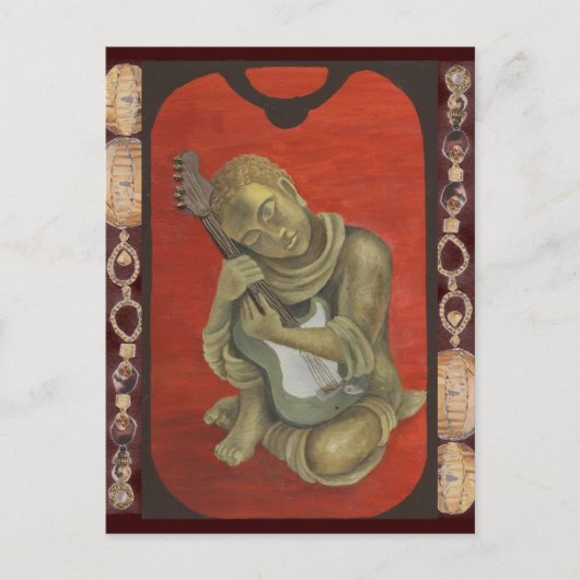 Carte Postale Gautama et sa guitare (Devant)
