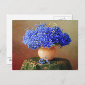 Carte Postale Gavril Kondratenko - Cornflowers (Devant / Derrière)