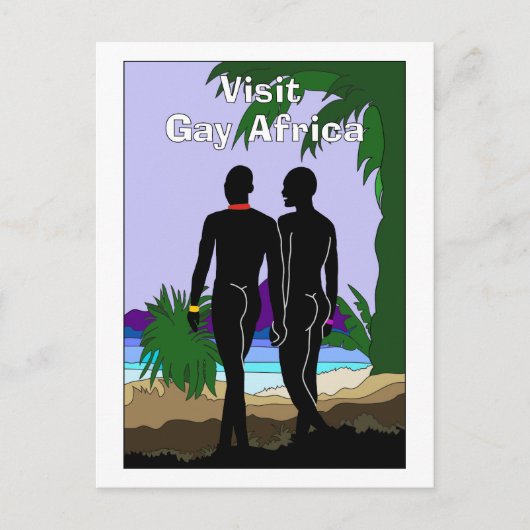 Carte Postale Gay Africa Travel (Devant)