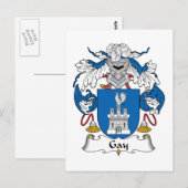 Carte Postale Gay Family Crest (Devant / Derrière)
