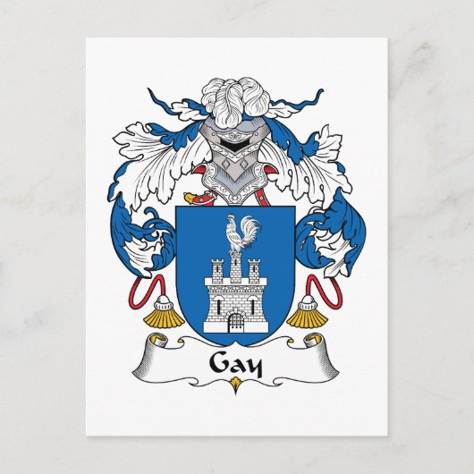 Carte Postale Gay Family Crest (Devant)