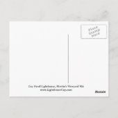 Carte Postale Gay Head Lighthouse, Martha's Vineyard MA (Dos)