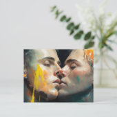 Carte postale Gay Kiss (Debout devant)